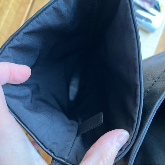 Zara Wm’s Lug Sole Pull On High Boots In Black Sz 39 EU Sz 8 US - Picture 12 of 16